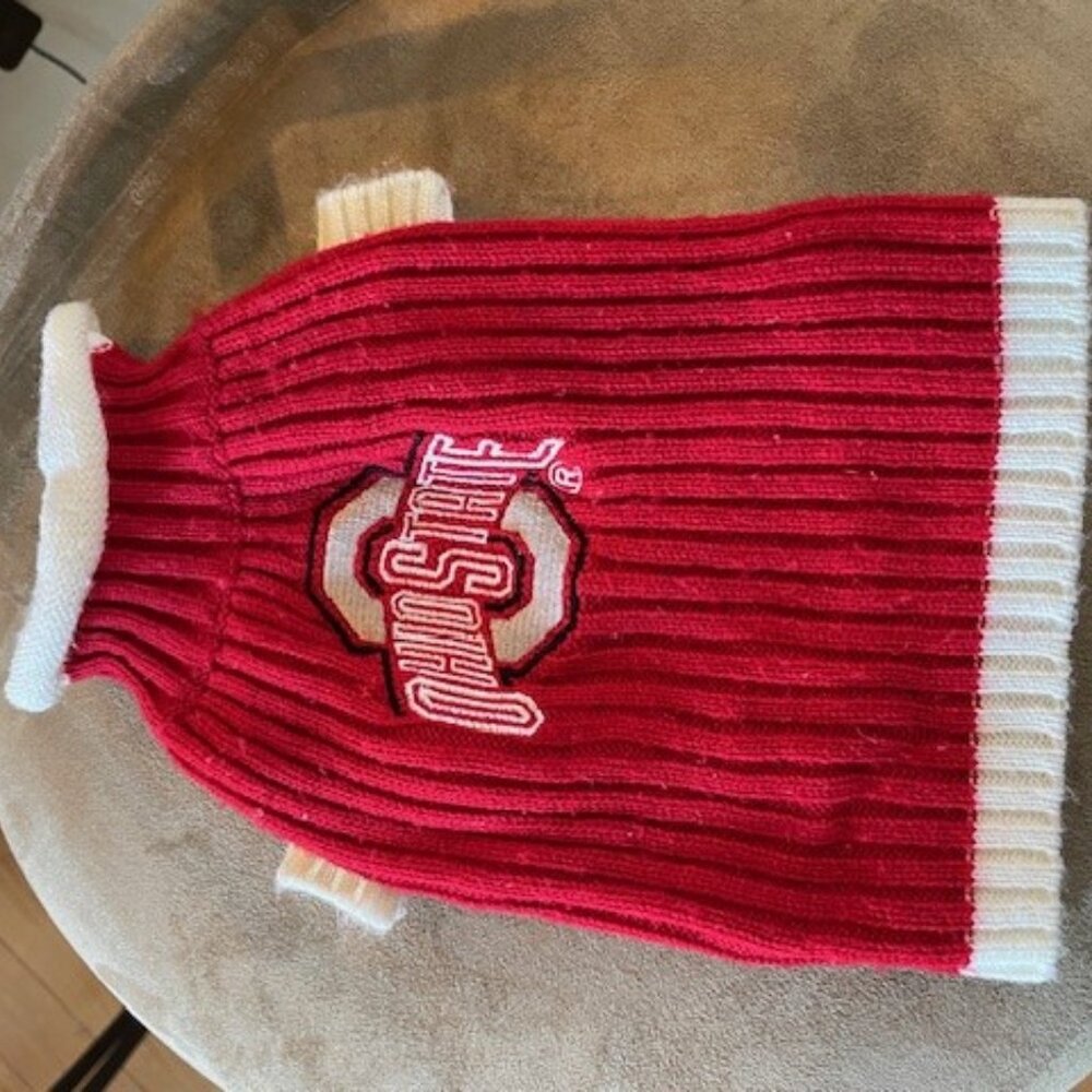 Small OSU  Dog Sweater
